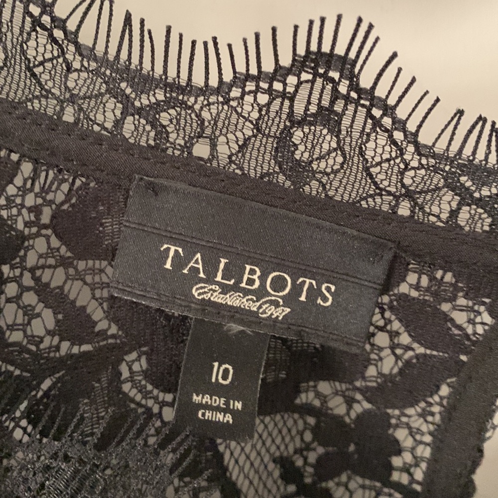 Talbots black lace too - Picture 3 of 3